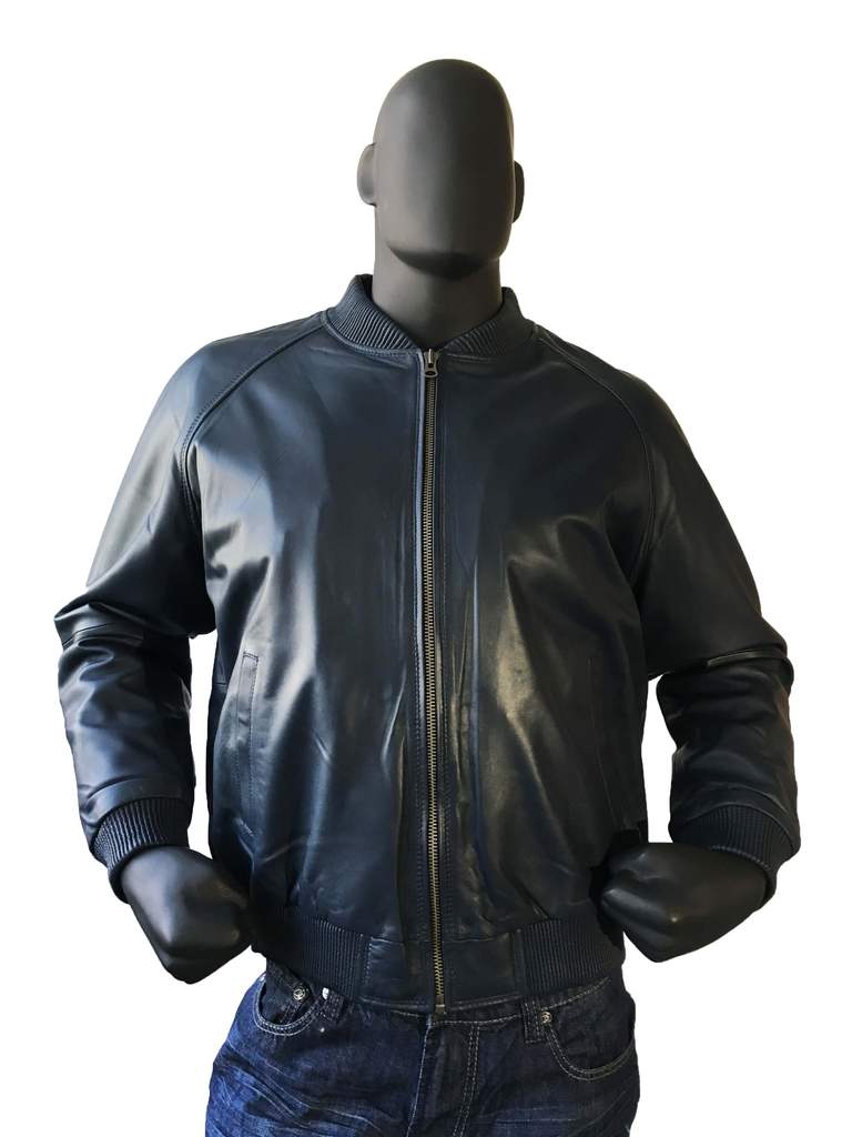 All Leather Bomber Varsity Jacket  colors