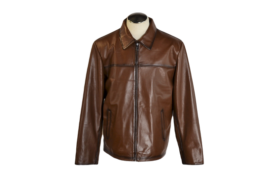 Men Burnished Brown Soft Lambskin Hipster