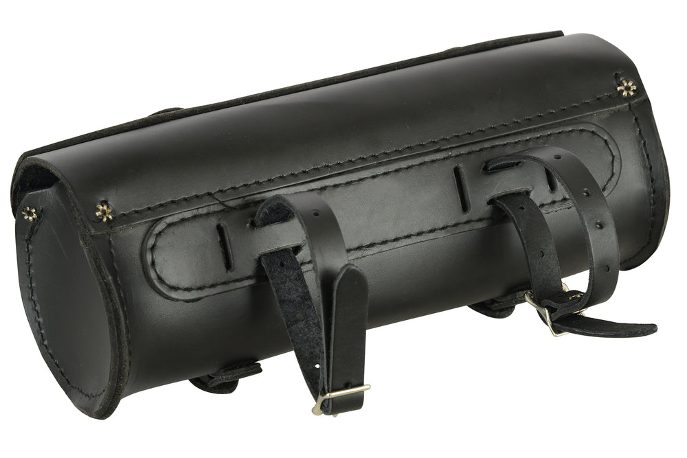 Premium Small Leather Round Tool Bag