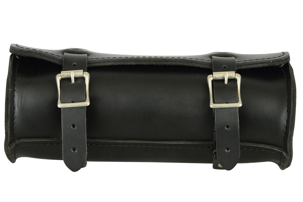 Premium Small Leather Round Tool Bag