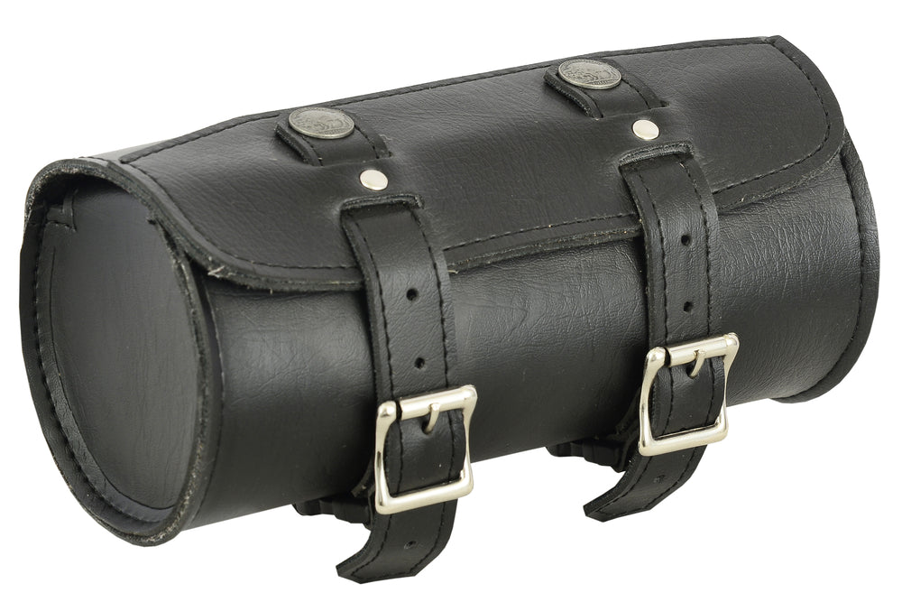 Premium Large Leather Round Tool Bag