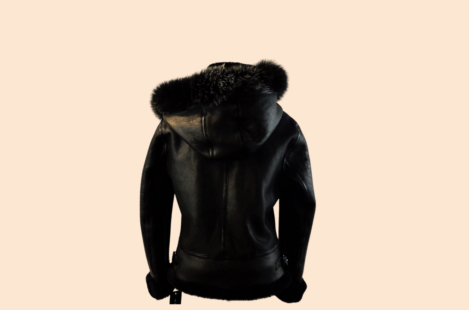 Women Original Shearling  with hood and detactable fur