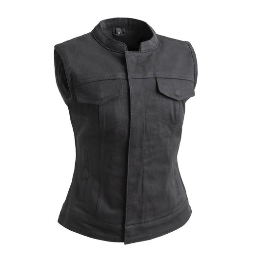 Lexy - Women's Motorcycle Twill Vest