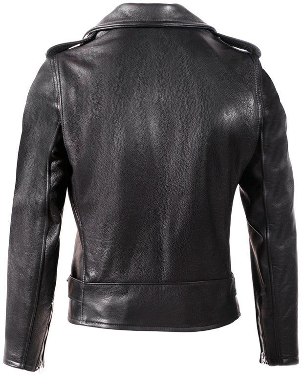 Waxy Natural Cowhide 50's Perfecto Motorcycle Leather Jacket