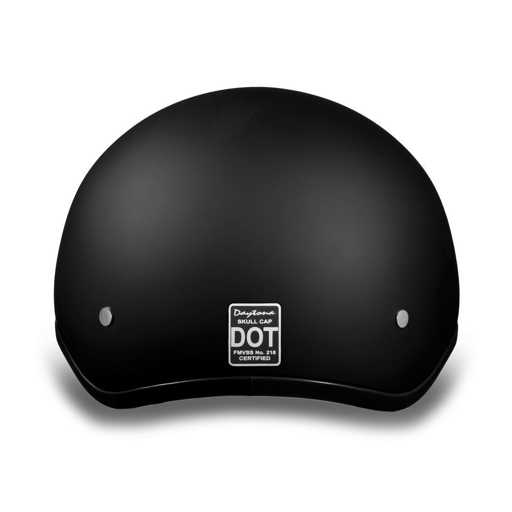 D.O.T. DAYTONA SKULL CAP W/O VISOR- DULL BLACK