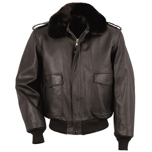 Schott A-2 Naked Cowhide Leather Flight Jacket 