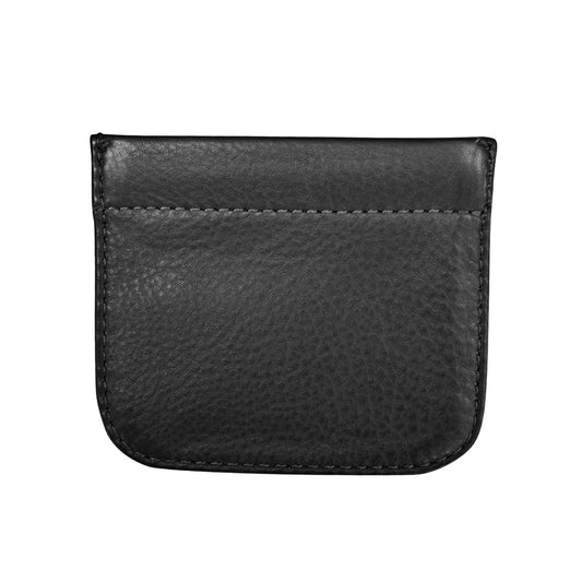 Leather squeeze coin purse