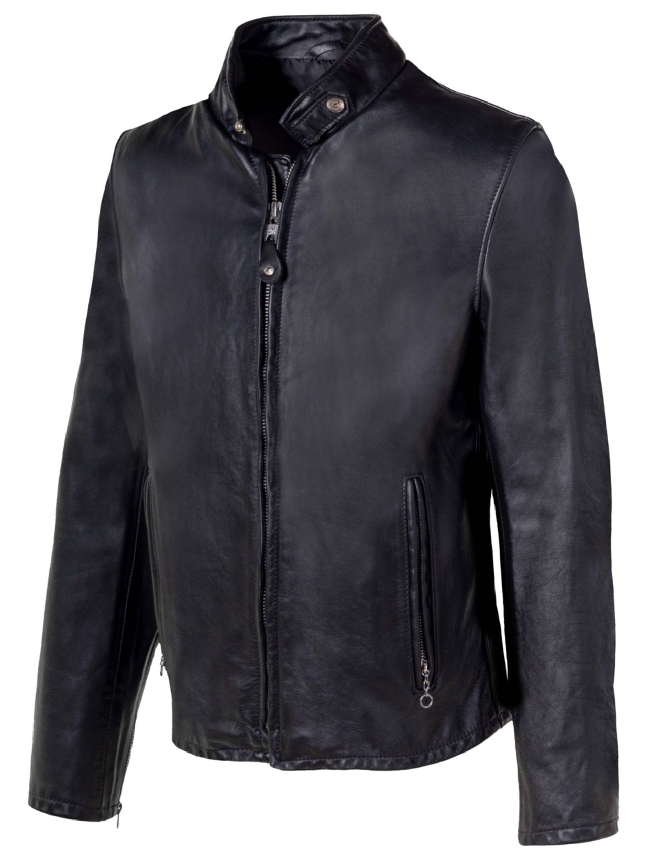 SCHOTT MEN CAFE RACER 654VN BLACK