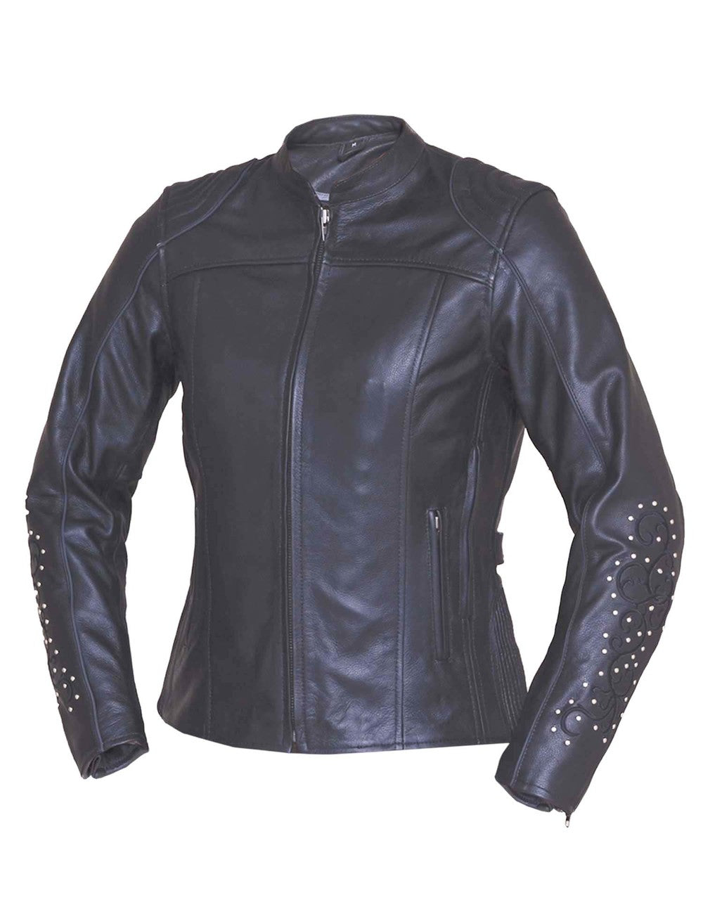 LADIES ANGEL WINGS LEATHER JACKET