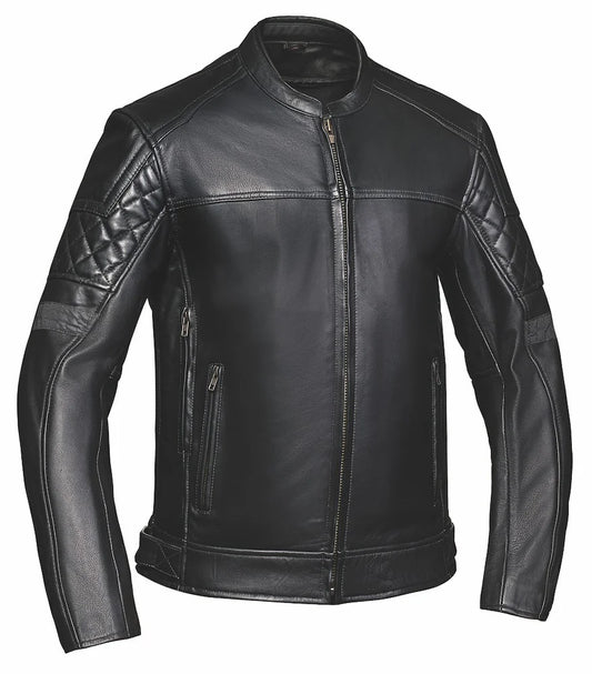 Men Motorcycle Leather Jacket