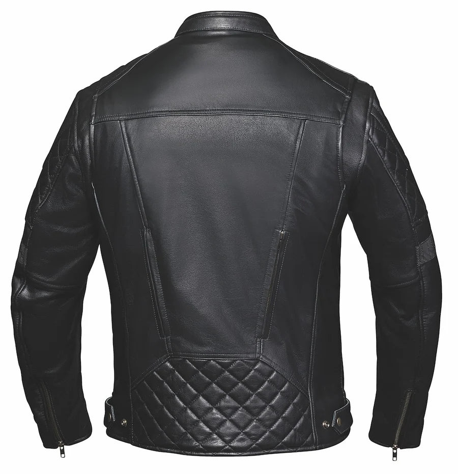 Men Motorcycle Leather Jacket