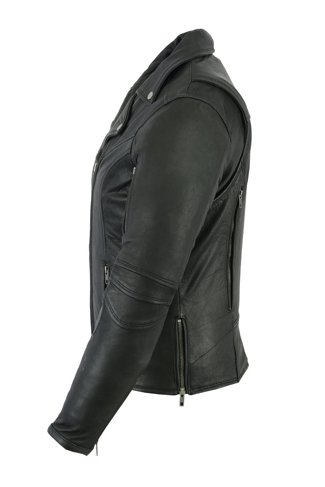 Women's Modern  Beltless Biker Jacket