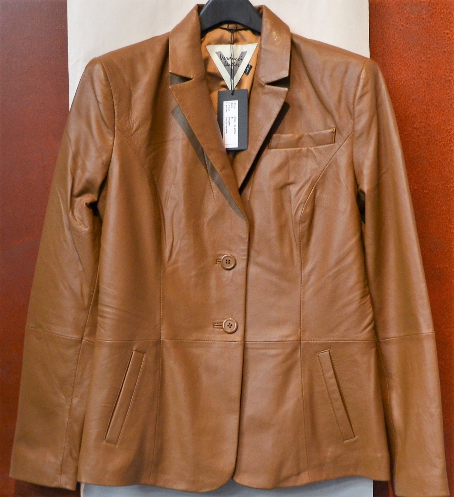 Women 2 button Beige color Blazer