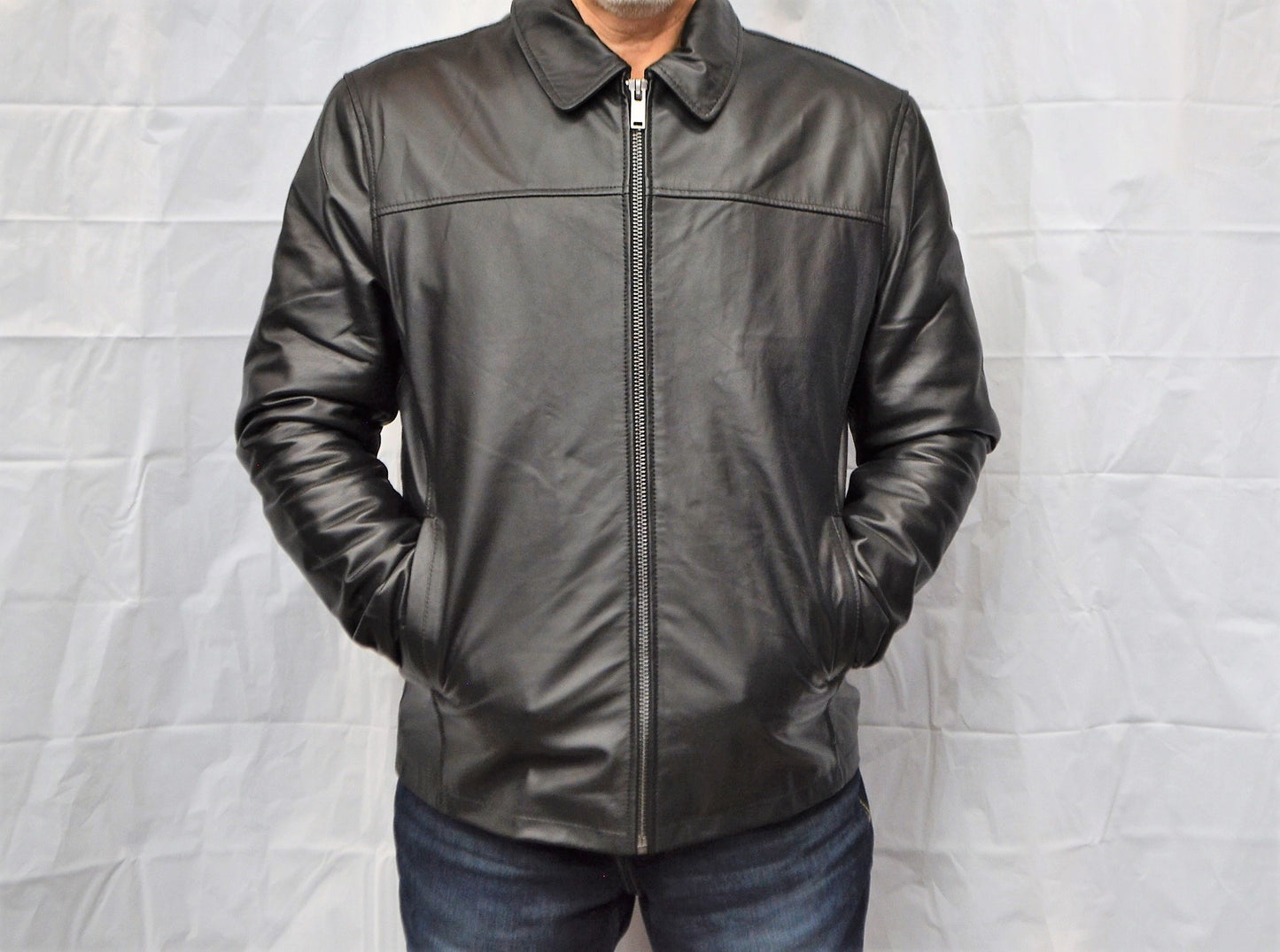 Bauer Men Leather Jacket