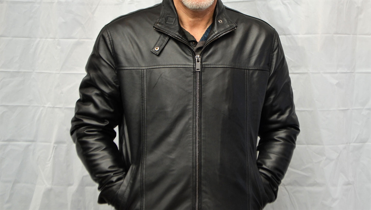 Men's Billy Midweight Leather Jacket