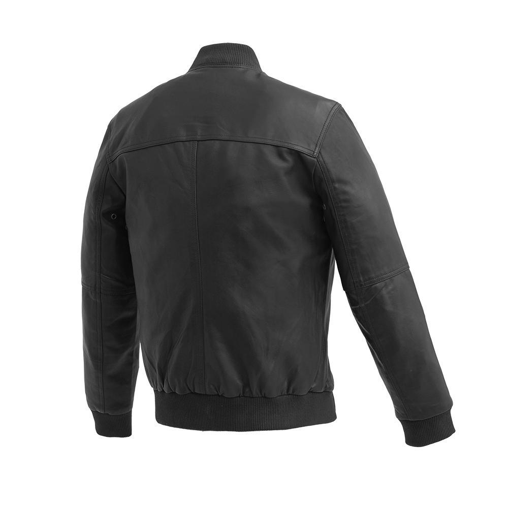 Aviator men leather jacket