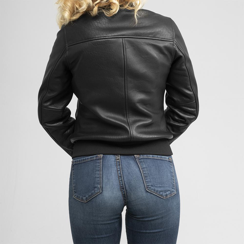  Women's Bomber style jacket New Zealand Leather