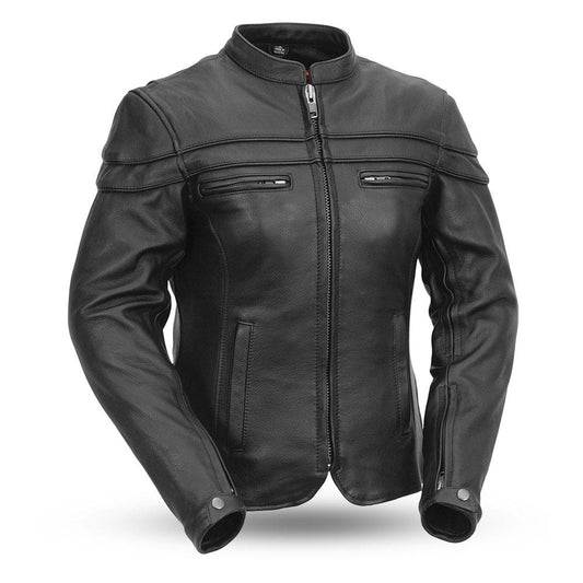 Maiden Women's Motorcycle Leather Jacket