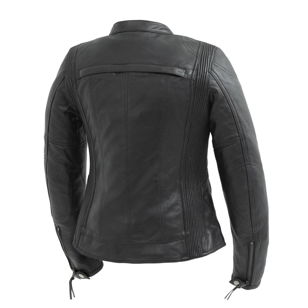 Supastar Ladies Motorcycle Leather Jacket