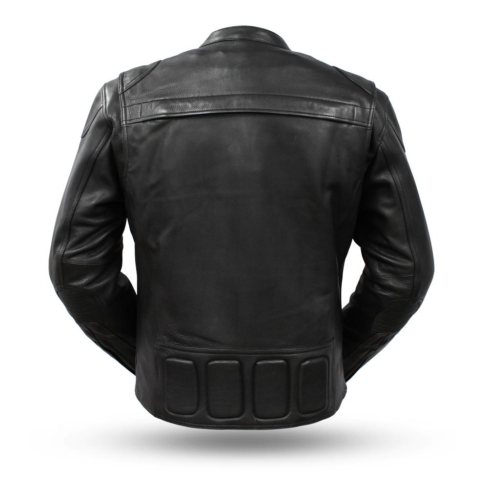 Nemesis Men's Leather Motorcycle Jacket