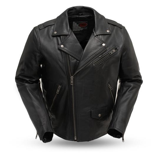 Enforcer Classic Cruiser-Men's Leather Motorcycle Jacket