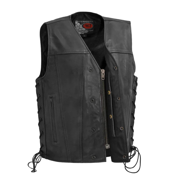 MOTORCYCLE LEATHER VEST