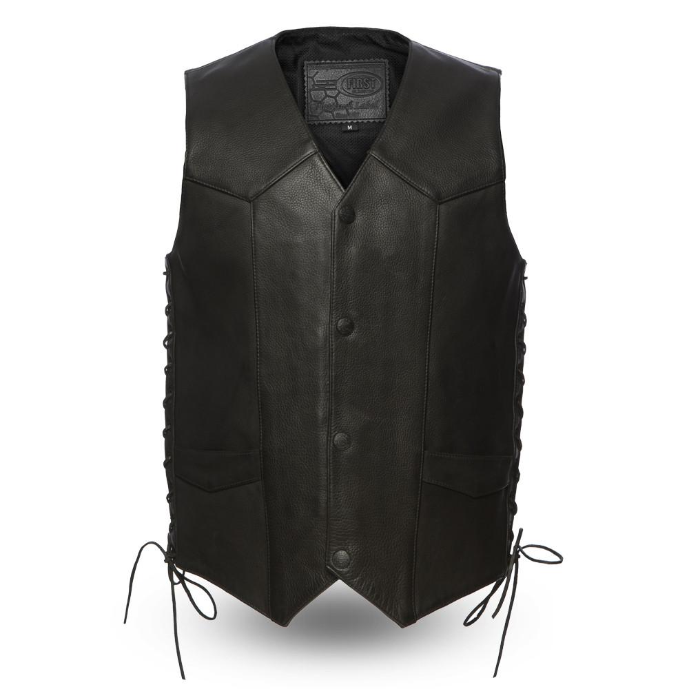 Men Classic Vest /side lace