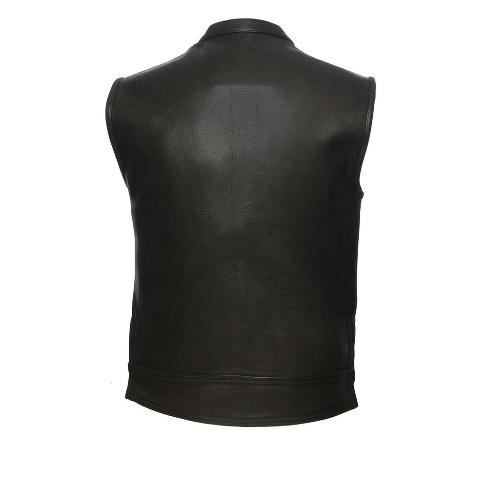 Rampage Men's Motorcycle Leather Vest