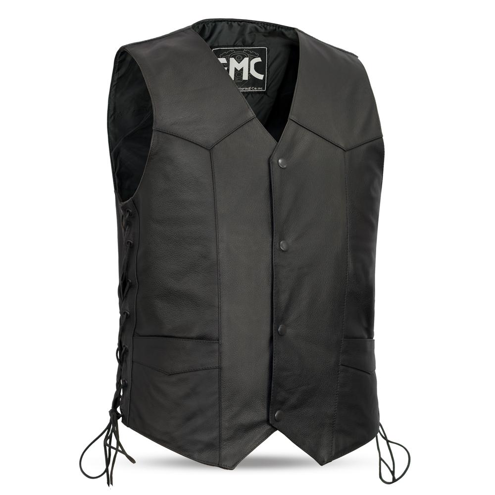 Carbine Men's Motorcycle Leather Vest