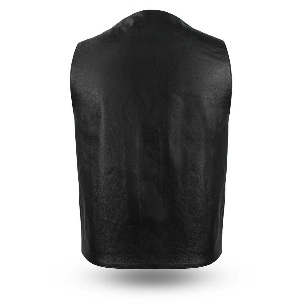 Gun Runner Men's Motorcycle Leather Vest