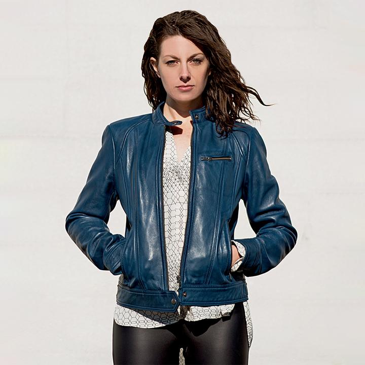 Favorite Women's Lightweight  Leather  Jacket 