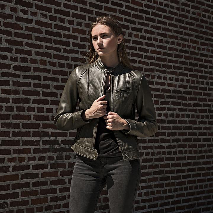 Favorite Women's Lightweight  Leather  Jacket 