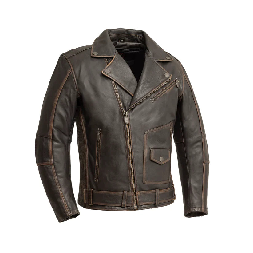 Wrath - Men's Motorcycle Leather Jacket 