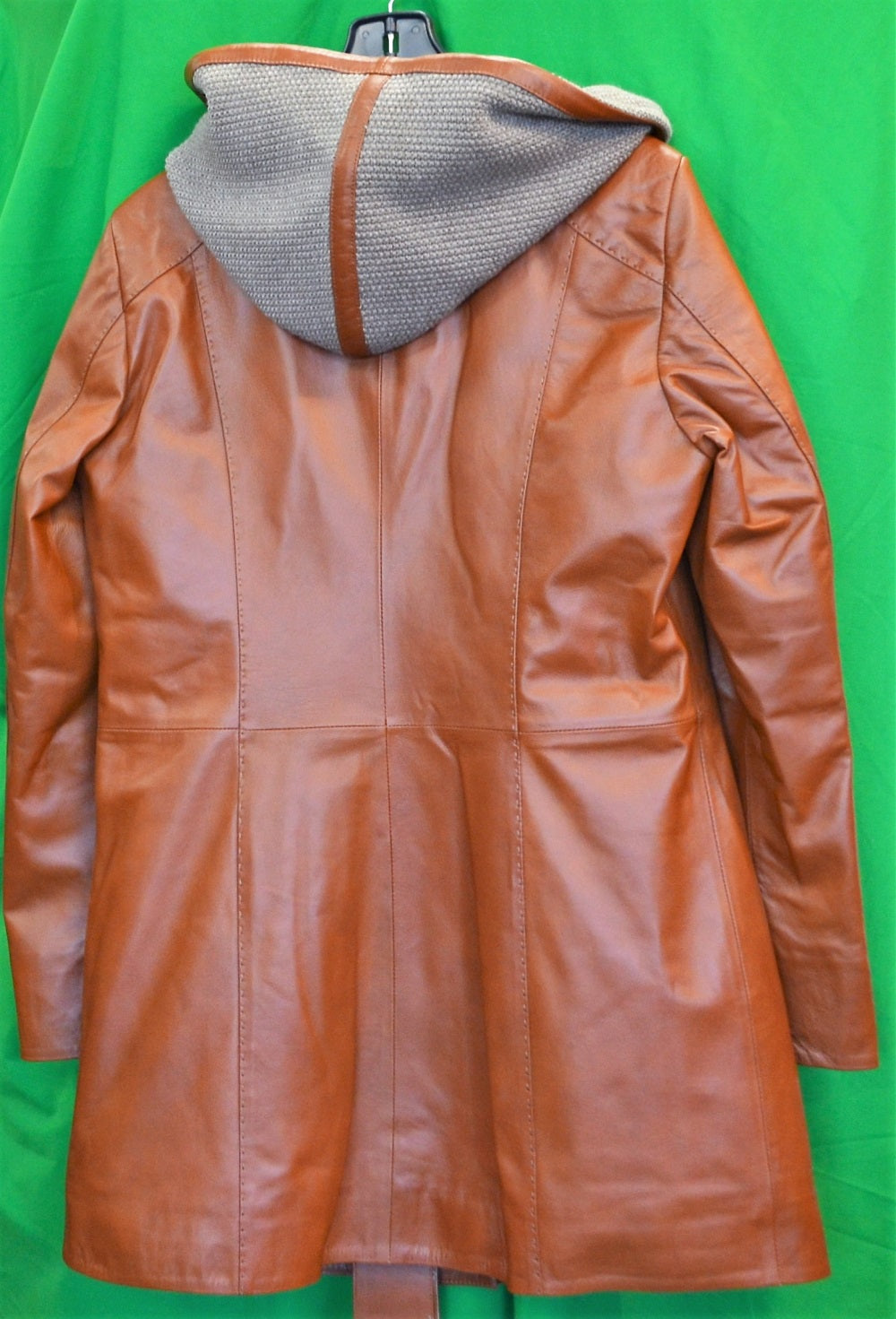  Ladies Car Coat 32 inch  length Cognac Color