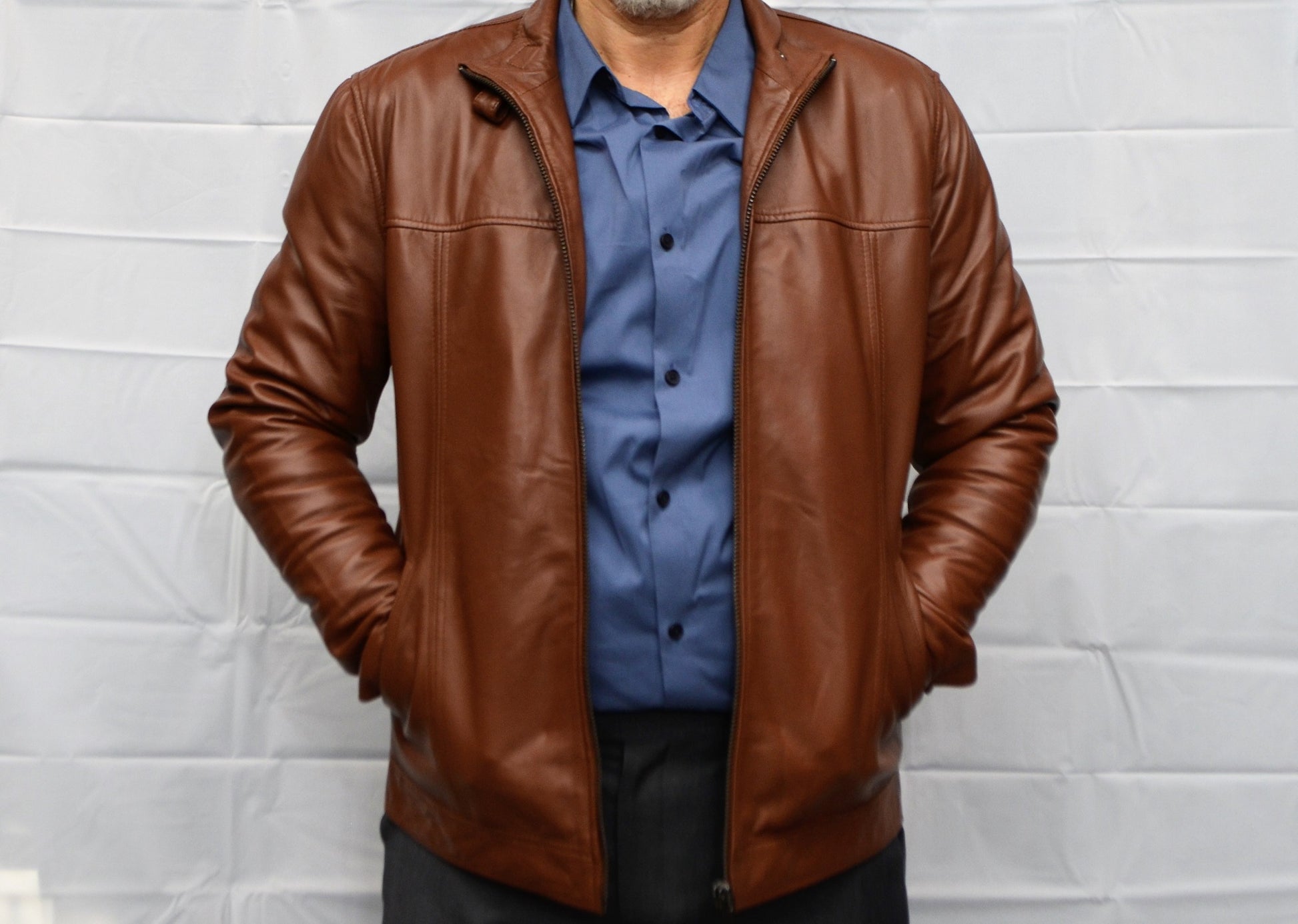 Men's Billy Midweight Leather Jacket