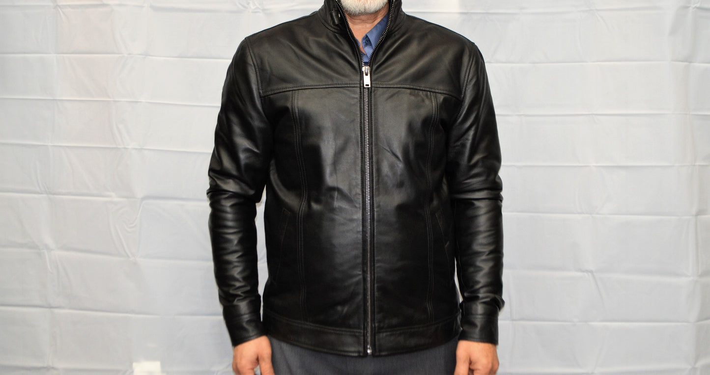 Men's Billy Midweight Leather Jacket