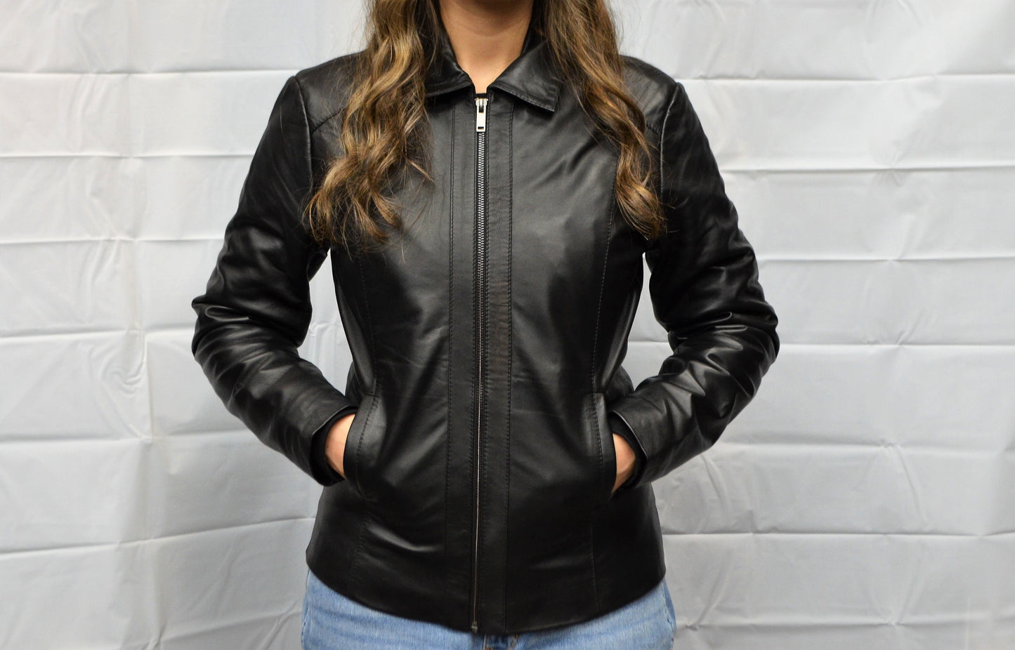 Women Brooke leather jacket