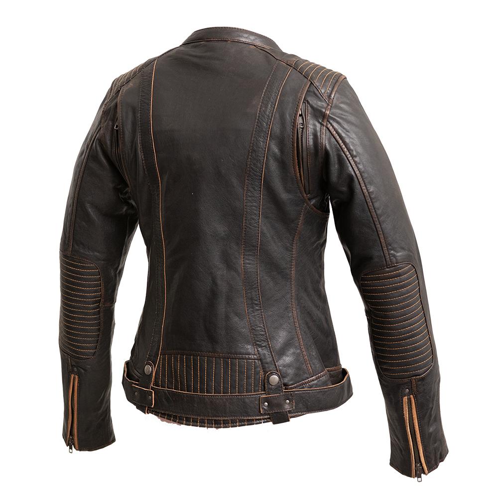 Electra  Women's Leather Motorcycle Jacket