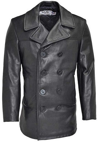 Schott Leather Naval Pea Coat