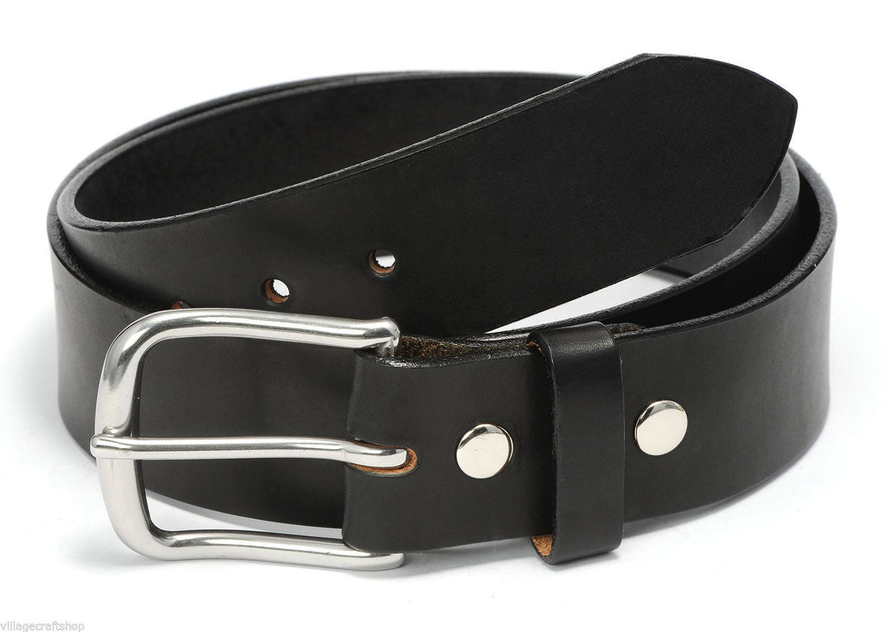 Made in USA Classic leather belt -1.50"