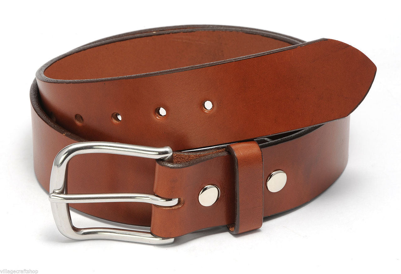 Made in USA Classic leather belt -1.50"