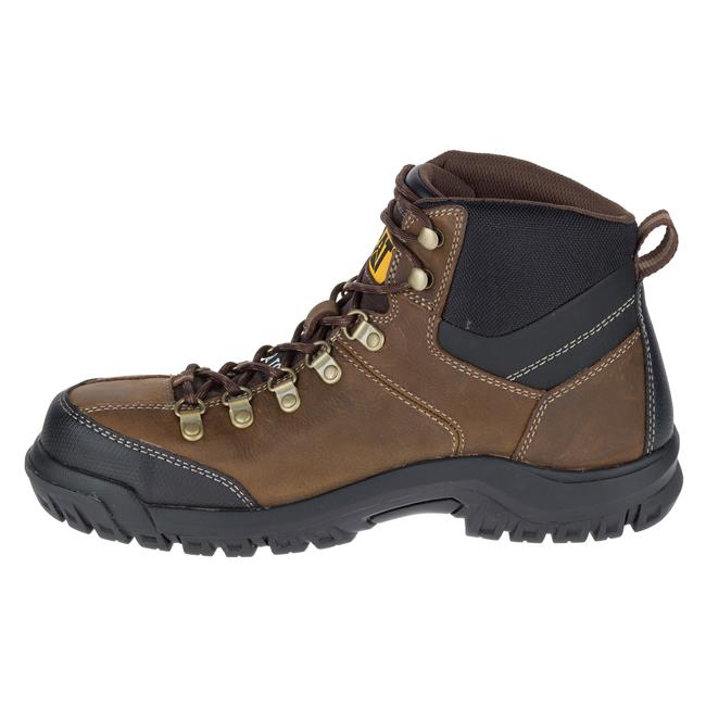 CAT Threshold Soft Toe Waterproof Boots Brown