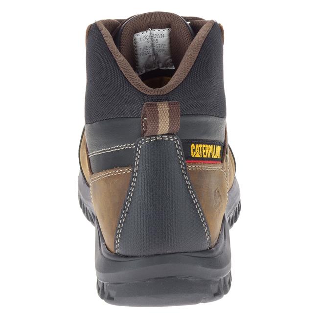 CAT Threshold Soft Toe Waterproof Boots Brown